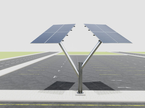SOLAR ENERGY TREE 3D 模型