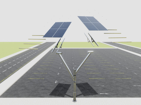 SOLAR ENERGY TREE 3D 模型
