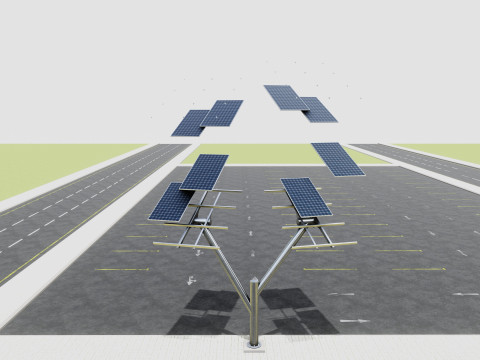 SOLAR ENERGY TREE 3D 模型