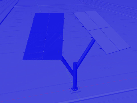 SOLAR ENERGY TREE 3D 模型