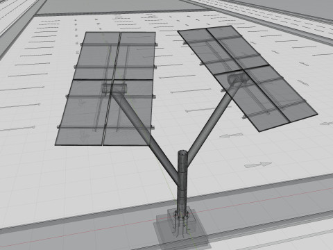 SOLAR ENERGY TREE 3D 模型