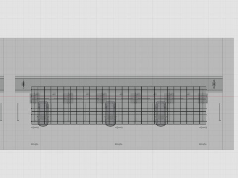 Low Poly Solar Carport Type-1 Pack 3D 模型