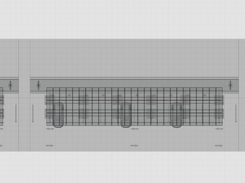 Low Poly Solar Carport Type-2 Pack Model 3D