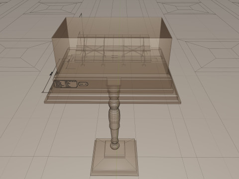 Solar Energy Construction Table 2x8 Diorama Modelo 3D