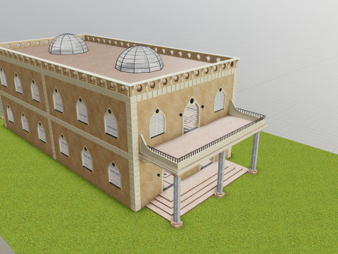 Solar Energy Construction Table 2x8 Diorama Modelo 3D