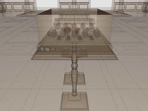 Agricultural Solar Energy Type-2 Table 2x2x8 Diorama Modelo 3D