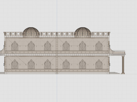 Solar Carport Type-2 3x12 Panels Diorama 3D मॉडल