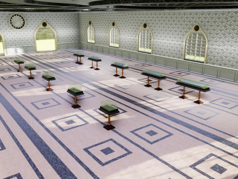 Solar Energy Construction Tables Diorama Pack 3D Model