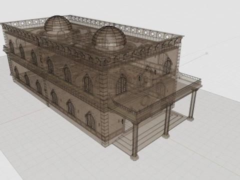 Solar Energy Construction Tables Diorama Pack 3D Model