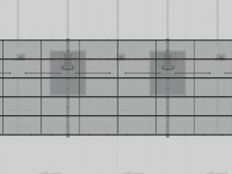 L Type 6 Car Solar Carport Modello 3D