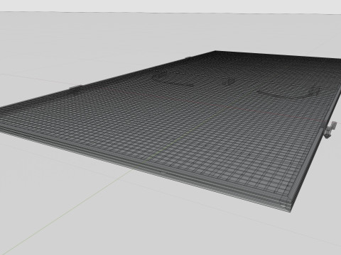 Colared Solar Panels 3D Model