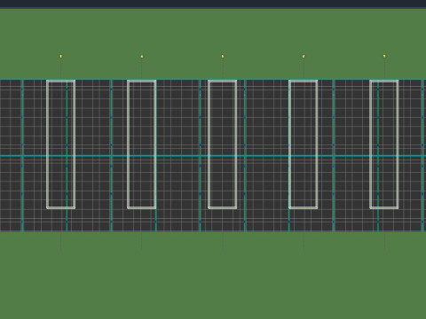 Solar Energy Construction 2x15 Table Model 3D