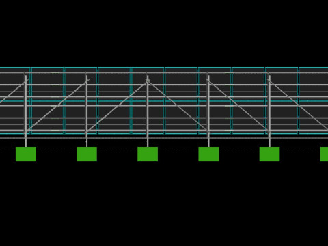 Solar Energy Construction 2x15 Table Model 3D