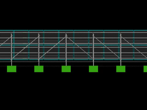 Solar Energy Construction 2x15 Table 3D Model
