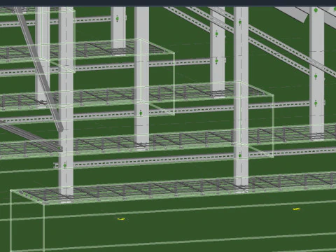 Solar Energy Construction 2x15 Table 3D Model
