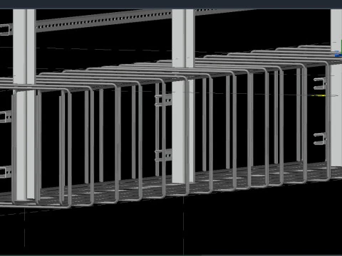 Solar Energy Construction 2x15 Table 3D Model