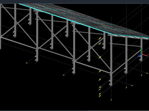 Solar Energy Construction 2x15 Table Model 3D