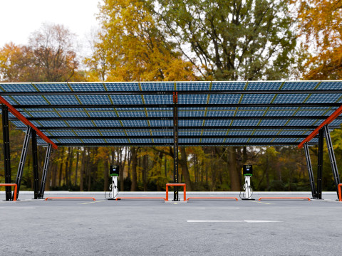 Solar Carport-4 Car Carport-3x12 Panels-Type-8 Modelo 3D