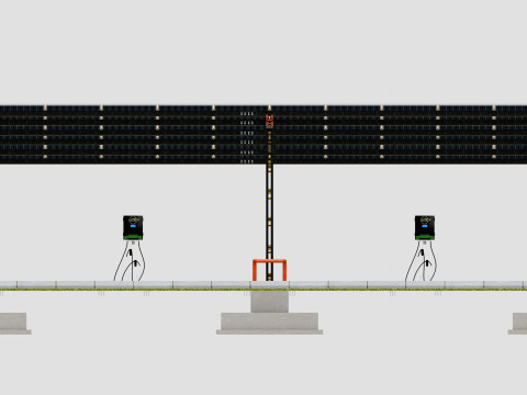 Solar Carport-4 Car Carport-3x12 Panels-Type-8 Modelo 3D