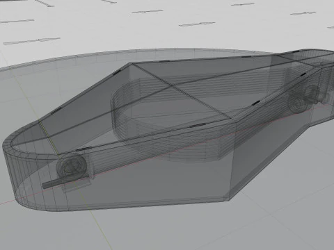 Marguerite &agrave; deux axes avec syst&egrave;me de suivi solaire-10 ailes-5-5 kW Modèle 3D