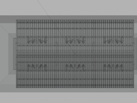 Central Inverter Connection - For 6 Inverters 3D 模型