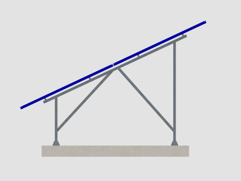 Sliding Panel System-2x10 Panel Layout 3D Модель