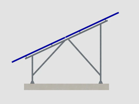 Sliding Panel System-2x10 Panel Layout 3D Model