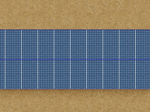 Sliding Panel System-2x10 Panel Layout 3D Модель