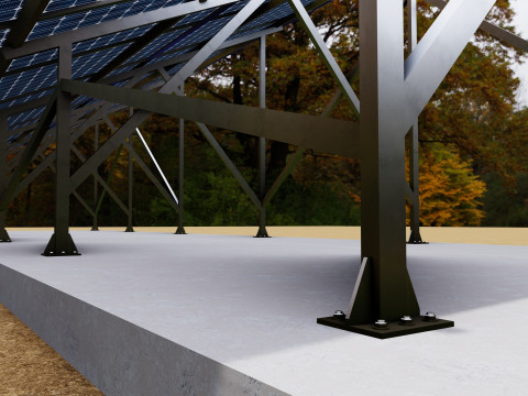 Sliding Panel System-2x10 Panel Layout 3D Модель
