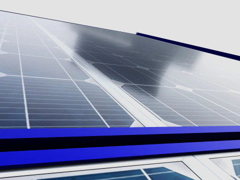 Sliding Panel System-2x10 Panel Layout 3D Model