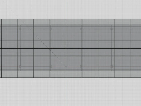 Sliding Panel System-2x10 Panel Layout 3D Model