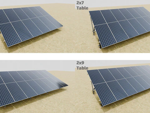 Mega Pack Solar Energy Construction Models and Technical Projects 3D Model