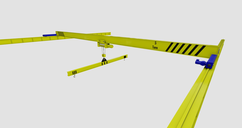 Ponts roulants Modèle 3D .c4d .max .obj .3ds .fbx .stl .blend 