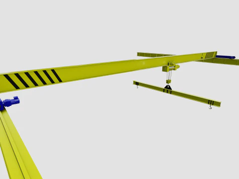 Overhead Cranes 3D Model