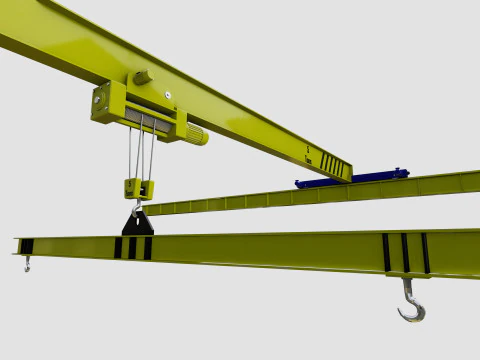 Overhead Cranes 3D Model