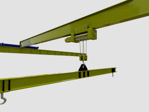 Overhead Cranes 3D Model