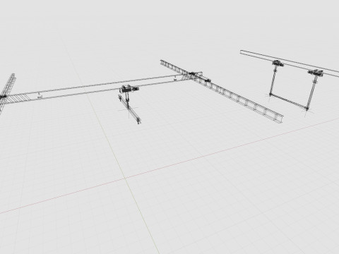 Ponts roulants Modèle 3D