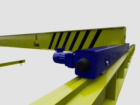 Overhead Cranes 3D Model