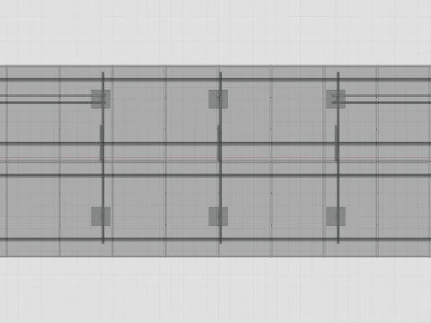 3D Printing-Solar Mounting Structure 2x10 Table 3D Print Model