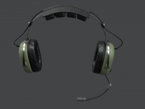Pilots Headset 3D Model