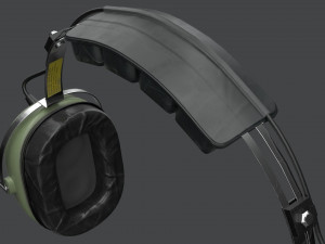 Pilots Headset 3D Model