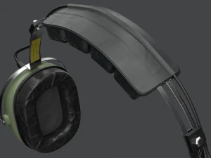 Pilots Headset 3D Model