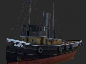 Tugboat Modello 3D
