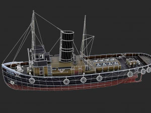 Tugboat 3D Model