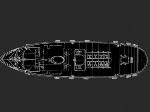 Tugboat 3D Model
