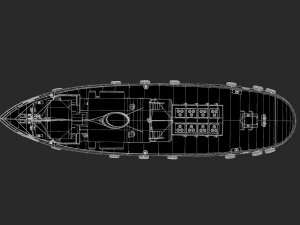 Tugboat 3D Model