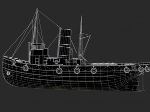 Tugboat 3D Model