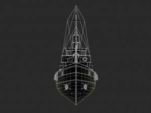 Tugboat 3D Model