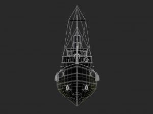 Tugboat 3D Model