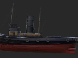 Tugboat 3D Model